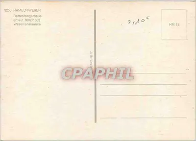 Dom Ratajnika — Weserrenaissance, Hameln — HM 18 — Rewers