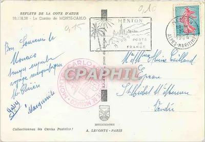 Monte-Carlo — Das Casino — Mexichrome Paris — Rückseite