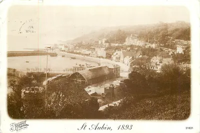 Bilhete postal moderno St Aubin 1893