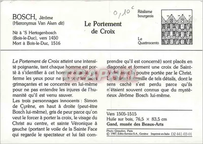 Portement Croix — Jérôme Bosch — Édito-Service S.A., n° D2 441-03-01 — Rewers
