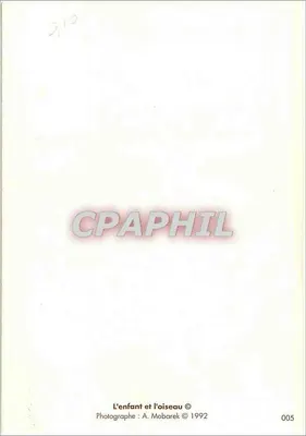 Dziecko i ptak — Fotografia A. Mabarek © 1992 — 005 — Rewers
