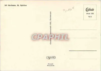 Northeim. St. Spiritus — editor Cekade, n° 508 — Verso
