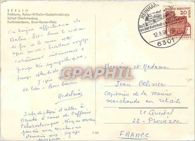 Berlin — widok panoramiczny — wydawca nieznany, numer serii nieczytelny — Rewers