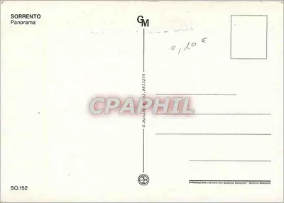 Sorrento — Pejzaż — G. Watcara, nr SO.152 — Rewers