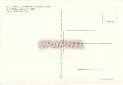 Zaragoza — Most Kamieniany nad Ebro — Garcia Gaffarel — Rewers