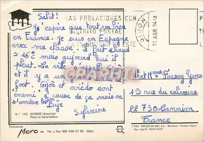 Oviedo — Plac Escandalera — Moro, n° 143 — Rewers