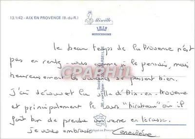 Aix-en-Provence — cztery widoki miasta — Rewers