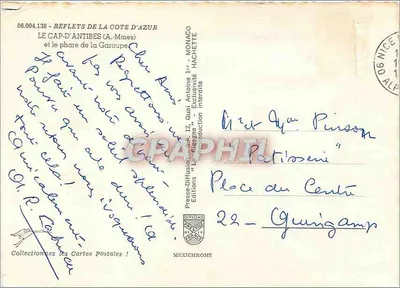 Cap d'Antibes — Molo Garoupe — Wydawca IRIS — Rewers