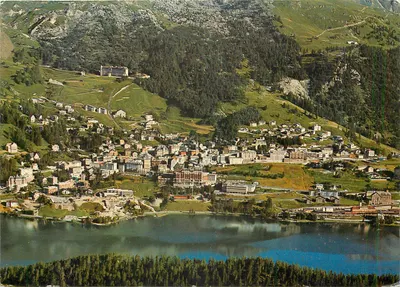 St. Moritz — vista aérea — PHOTO MA. Wagner-de-Burros, St. Moritz