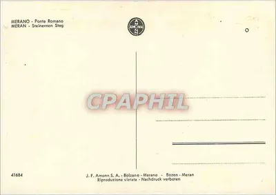 Merano - Most Rzymski — J.F. Amonn S.A. — n° 41684 — Rewers