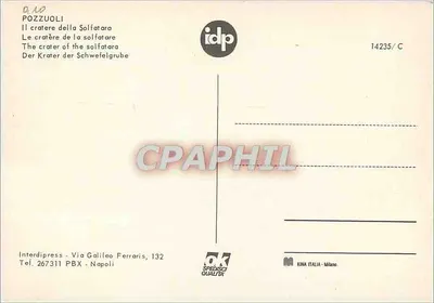 Pozzuoli — Cratera da Solfatara — Interdipress — Verso