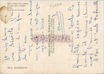 Kobiety na rynku — Ouarzazate — Éditions Jeff — Rewers