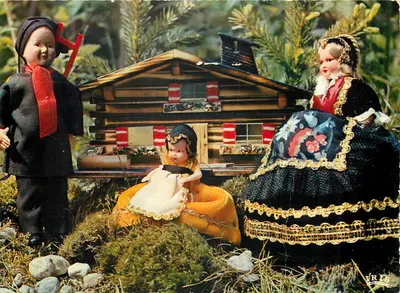 Cena de Natal com bonecas — editora IRIS