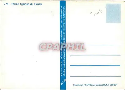 Typowa wiejska ferma w Causse — 278 — Wydawnictwo NOVE — Rewers