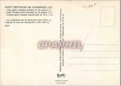 Saint-Bertrand de Comminges — 2000 lat historii — Wydawnictwo Art Larrey — Rewers
