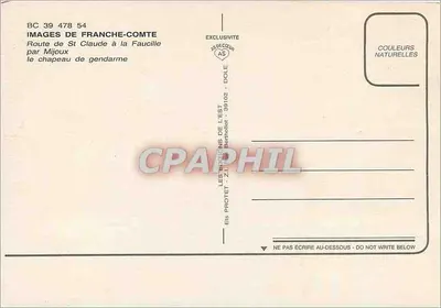 Jura — paisagem rochosa — NEW LINE — Verso