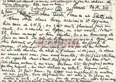 Saint-Cyprien-Plage — Ogólny widok portu — S.A. Audun — Rewers