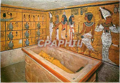Sala funerária de Tutancâmon — 1358 a.C. — editor Lehner & Landrock, Caire