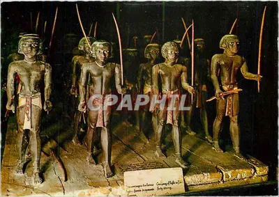 Groupe de 40 soldats soudanais — Moyen Empire — Édition exclusive Landrock & Lambrock, n° 353