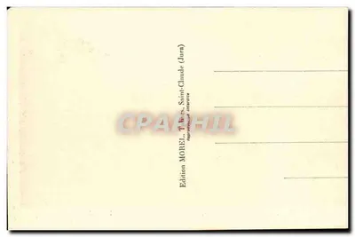 Saint-Claude (Jura) — La Bierme e il Mont Chaboud — Edizione MOREL, T. Bres, Saint-Claude (Jura) — Verso