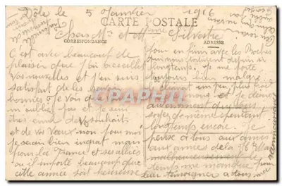 Saint-Claude — Ogólny widok — wydawca i numer serii nieczytelne — Rewers