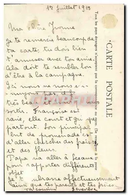 BONLIEU — O lago e a antiga abadia — Edição Bourgeois Frères, Chalon-s-S. — Verso