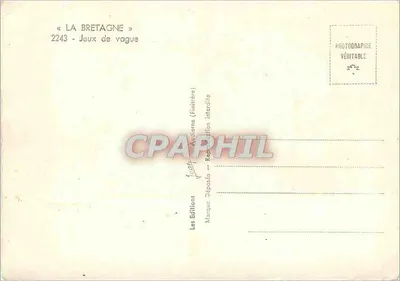 Jogo de ondas — A Bretanha — Les Éditions Audierne — Verso