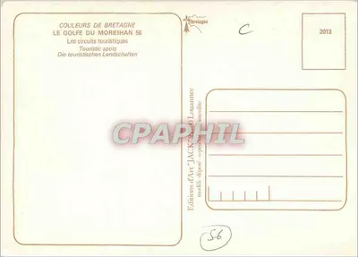 Golfo de Morbihan — Sitios turísticos — Éditions d'Art 'Jack' Leuannec — Reverso