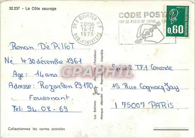 A Costa Selvagem — 22.237 — Les Éditions Jean — Verso