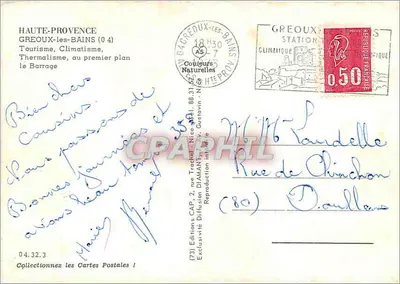 Zadanie Greoux-les-Bains — Haute-Provence — Wydawnictwo CAP — Rewers