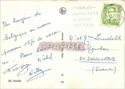 Belgische Kust — Littoral Belge — 121 — Verso