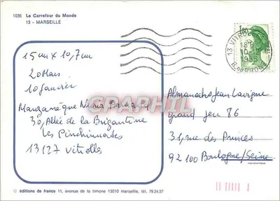 Marsiglia — vista panoramica — Il Crocevia del Mondo, n°1036 — Verso