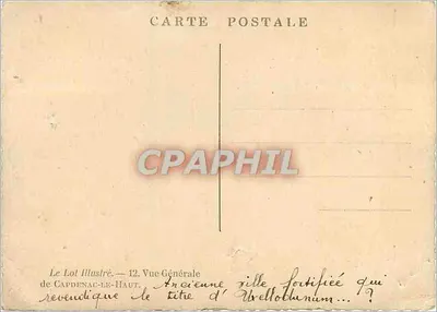 Capdenac-le-Haut — Widok ogólny — Le Lot Illustré, n°12 — Rewers