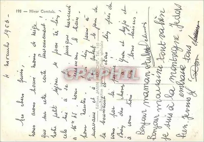 Invierno en Combois — Ediciones Janin, n° 198 — Reverso