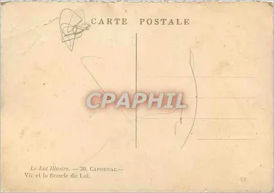 Vic e a Curva do Rio Lot — 30. CAPDENAC — O Lot Ilustrado — Verso