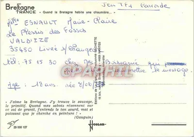La Casa Bretone — El Cisne — Ediciones de El Cisne — Reverso