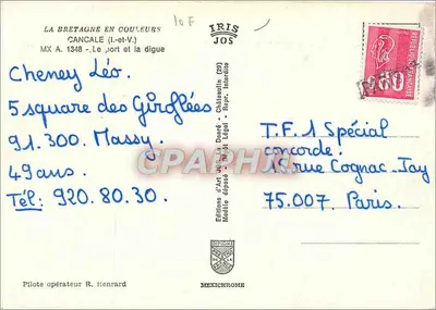 Cancale (Il-et-V.) — Port i przesmyk — Éditions d'Art de la Bretagne — Rewers