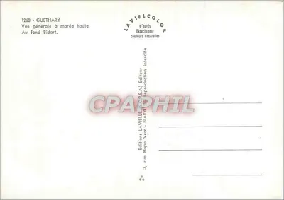 Guéthary — Ogólny widok przy pełnej mierze — Wydawnictwo LAVIELLE - BIARRIT — Rewers