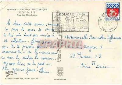 Colmar — Rue des Marchands — Wydawnictwo La Diphrome — Rewers