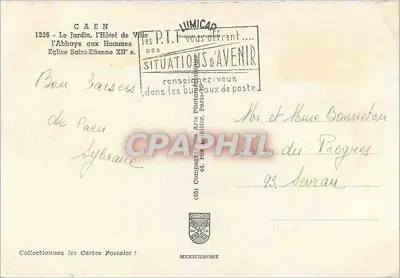 Caen — Klasztor Mężczyzn i Kościół Świętego Etienne z XII wieku — IRIS — Rewers