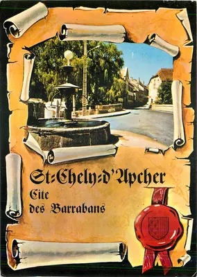 St-Chély-d'Apcher — Cidade dos Barrabans — Combier Impressor Mâcon