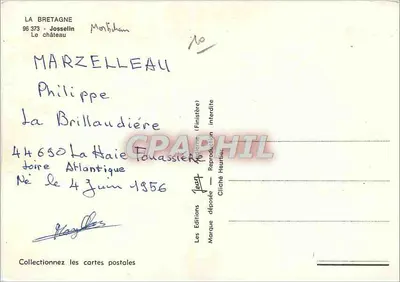 Zamek w Josselinie — Bretania — Wydawnictwo Jean — Rewers