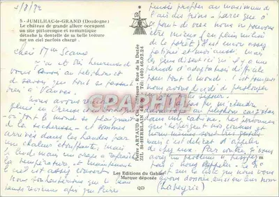 Zamek Jumilhac-le-Grand — Dordogne — Les Éditions du Gabier — Rewers