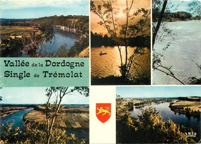 Vale da Dordogne - Vista de Trémolat — Éditions Iris
