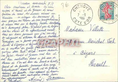 Dijon — Widok ogólny — Spółka Sztuki Fotomechanicznej — Rewers