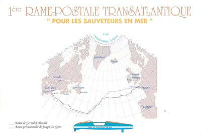1ª Rame-Postal Transatlântica "Para os Salvadores do Mar" — SHOM, Edições 1995
