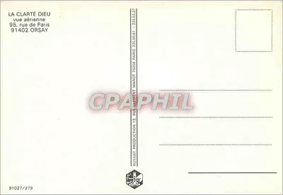 A Clarté Dieu — vista aérea — Ruyant Production, Orsay — Verso
