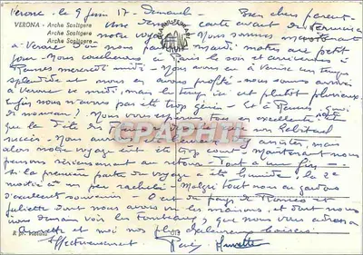 Verona — Arcus Scaligeri — wydawca nieznany, nr 34 — Rewers
