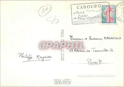 Cabourg — Teatr i ogród — Wydawnictwo Gaby, Nantes — Rewers