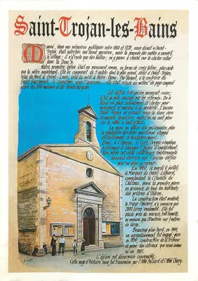 Igreja de Saint-Trojan-les-Bains — História e reconstrução — Editor: CEDRA SARL, número de série 17370